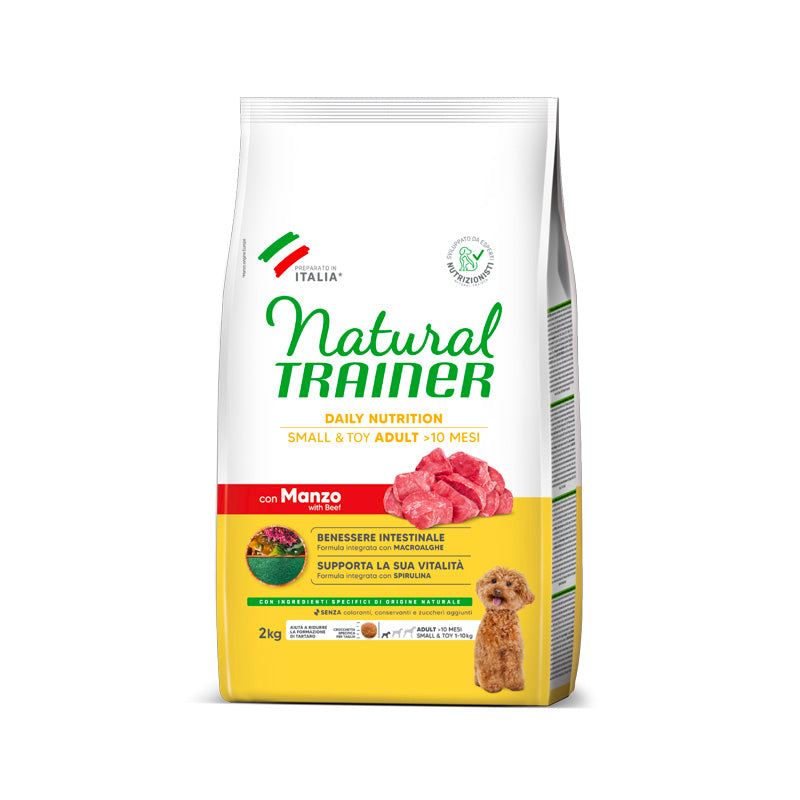 Natural Trainer Mini Adult amb bou pinso per a gossos