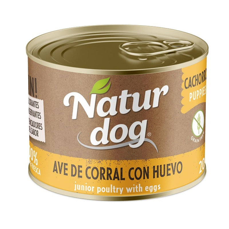 perro lata junior ave de corral y huevo 200gr Imagen principal del producto