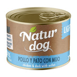 Naturdog Perro lata pollo pato mijo