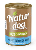 perro lata pollo pato mijo 400gr