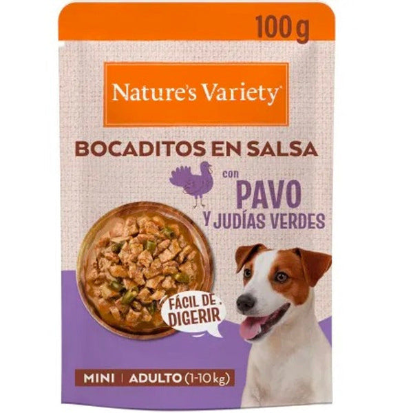 mini bocaditos en salsa con pavo 100gr