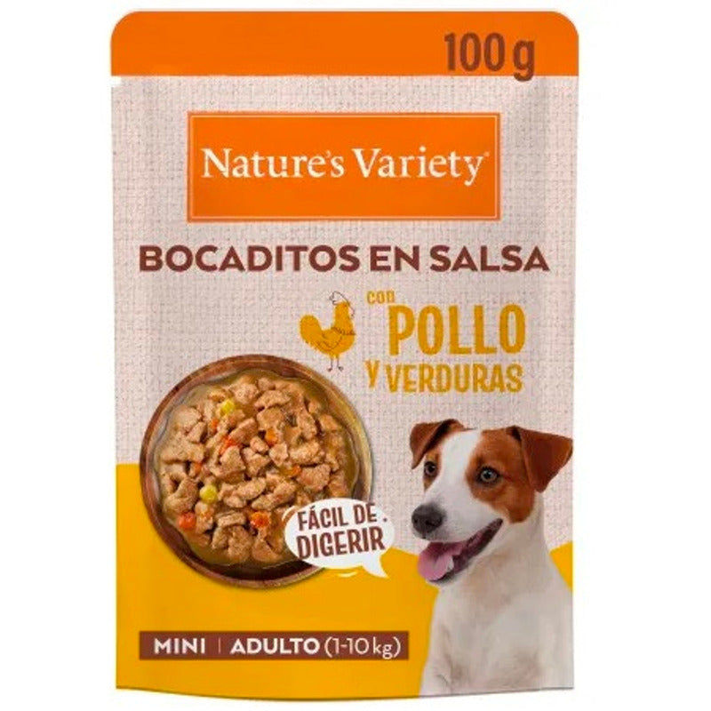 mini bocaditos en salsa con pollo 100gr