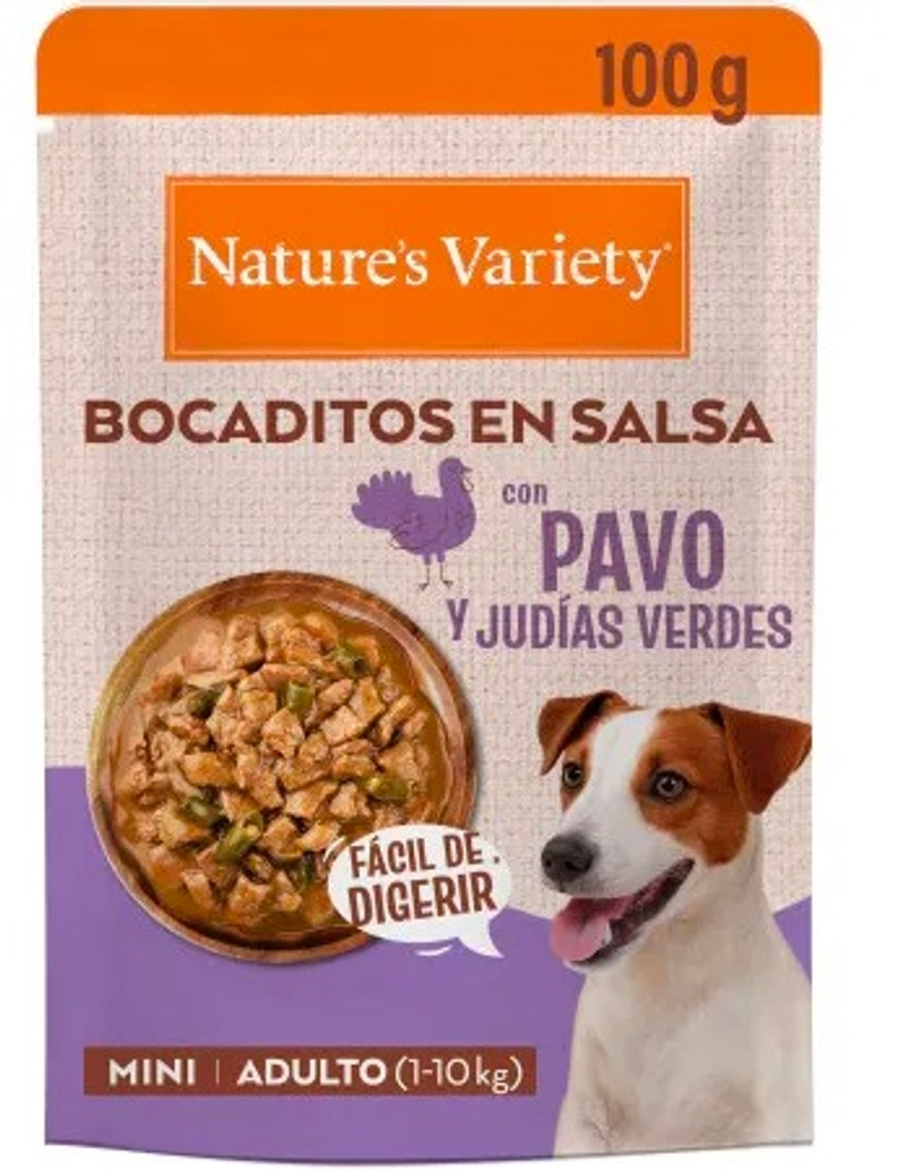 mini bocaditos en salsa con pavo 100gr Imagen principal del producto