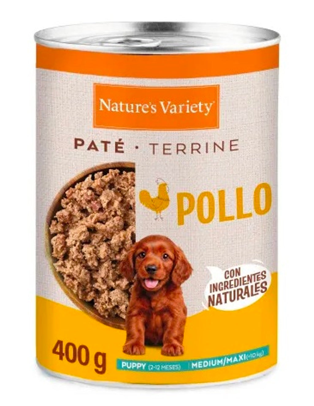 paté puppy medium maxi pollastre 400 g