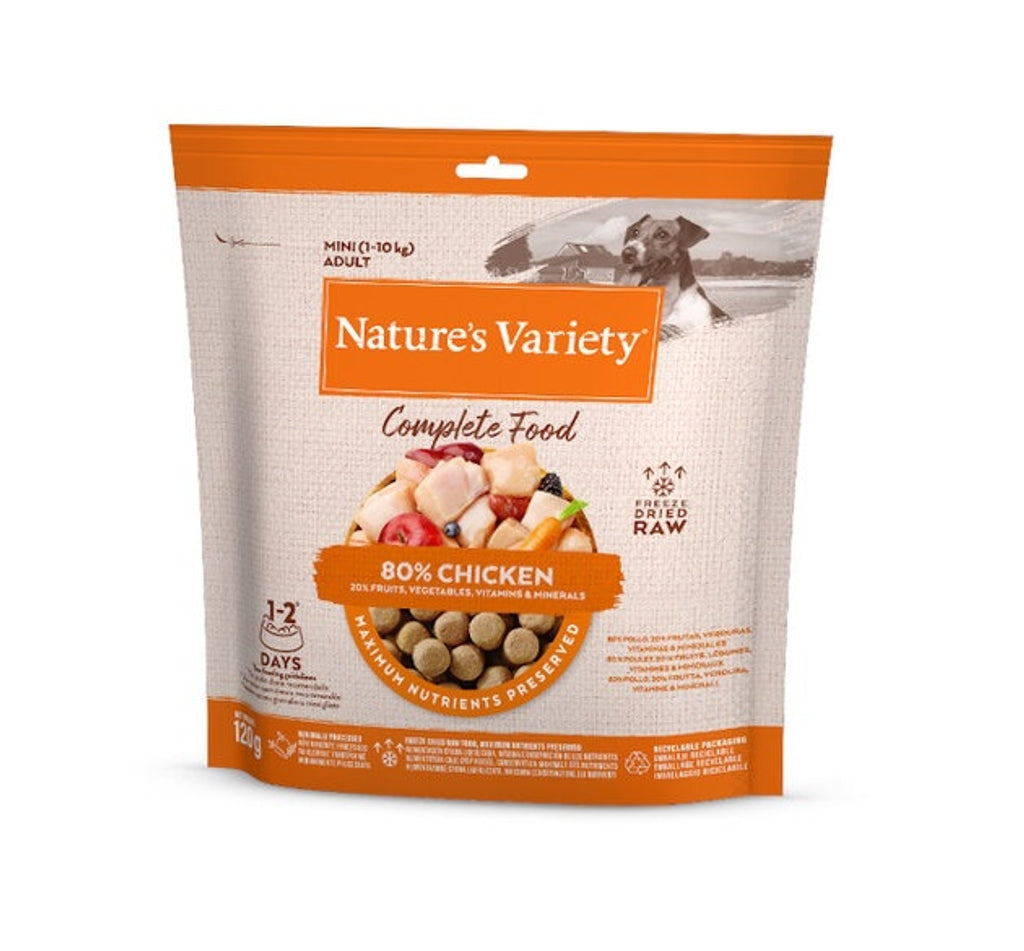 complete food mini adult pollastre 120 g