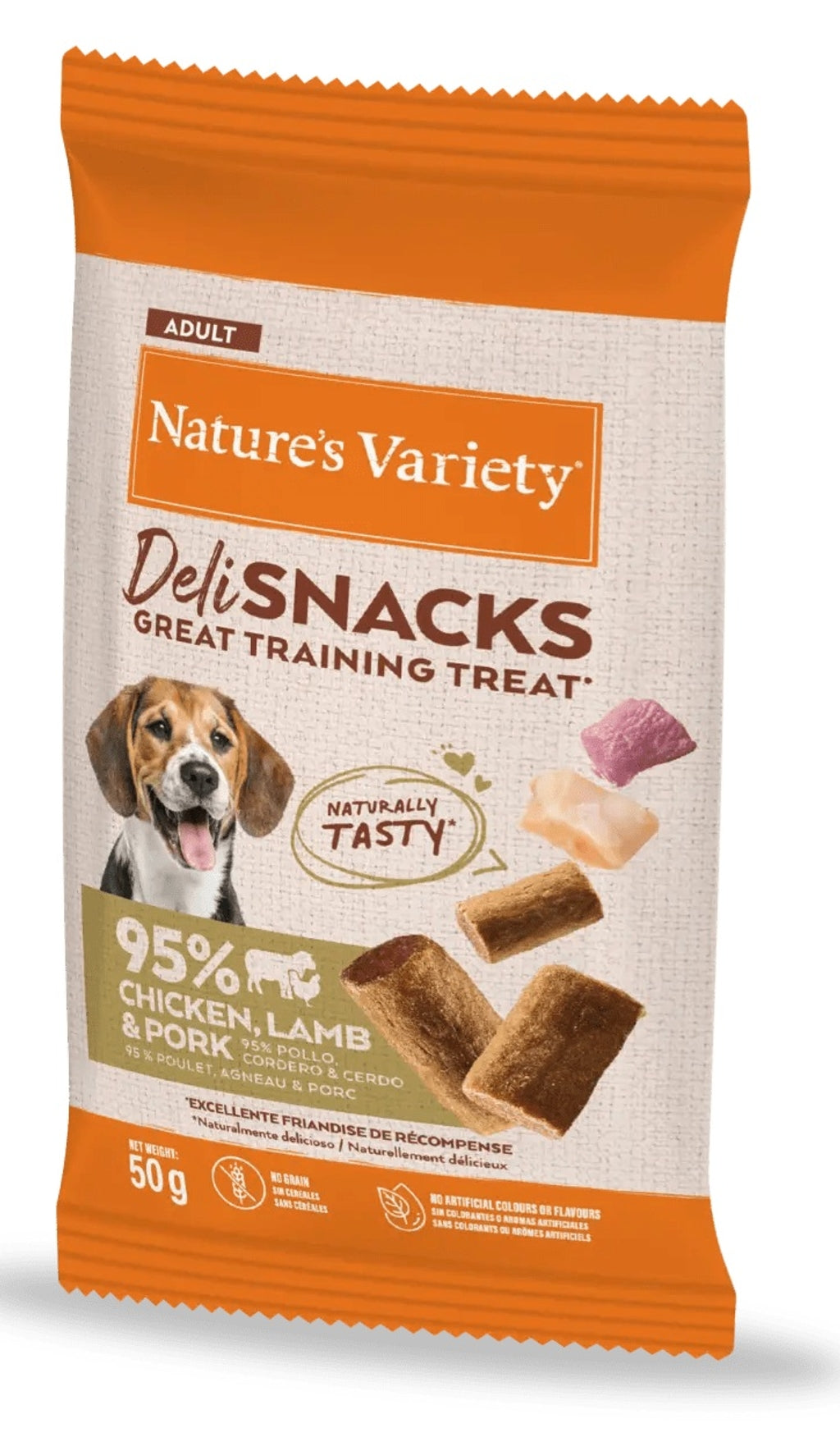 deli snacks pollastre i xai 50 g Imatge principal del producte