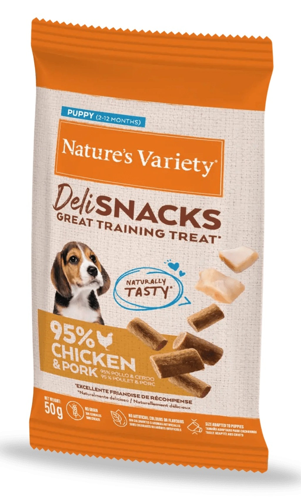 deli snacks puppy pollo 50gr