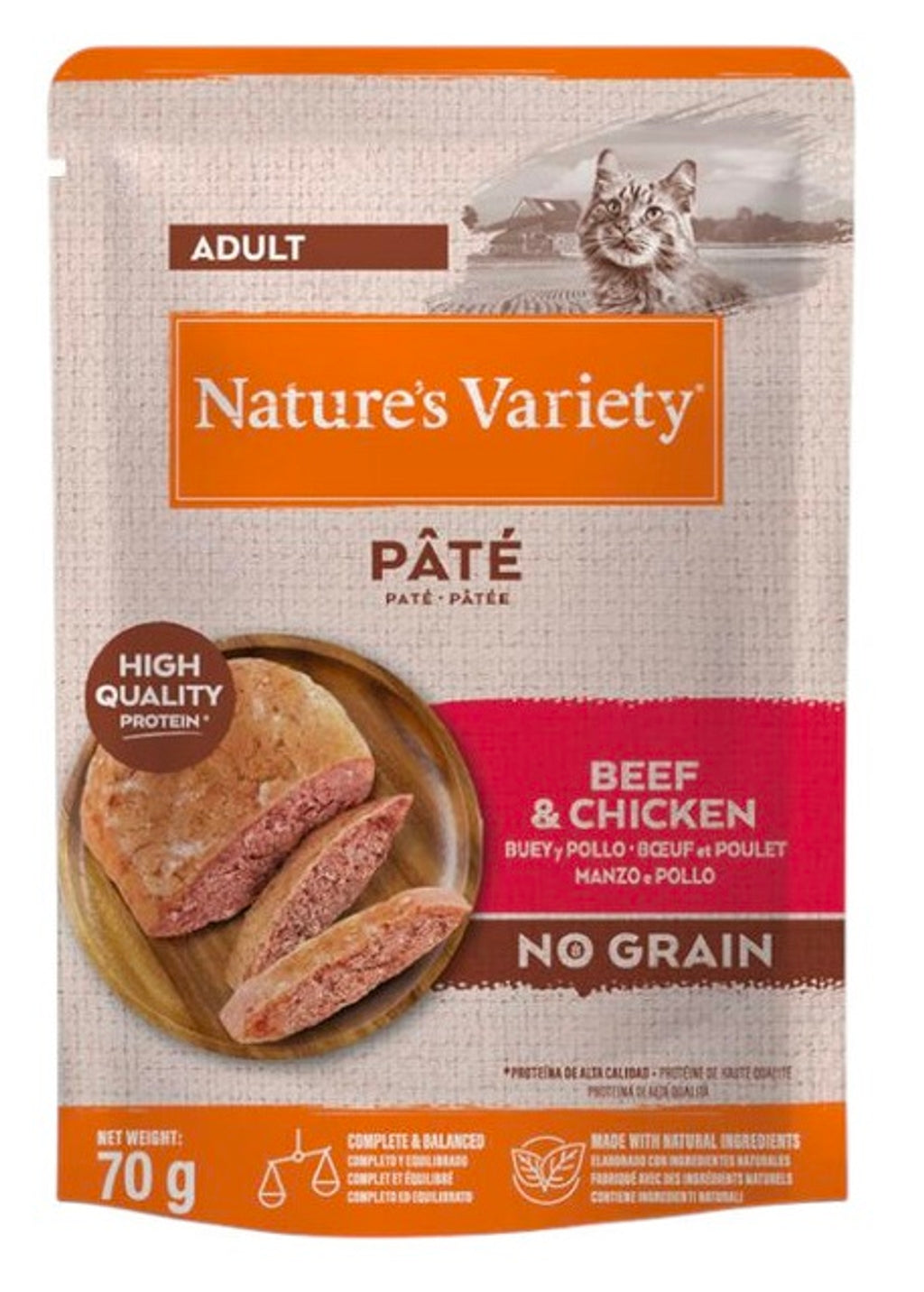 original no grain buey y pollo 70gr Imagen principal del producto