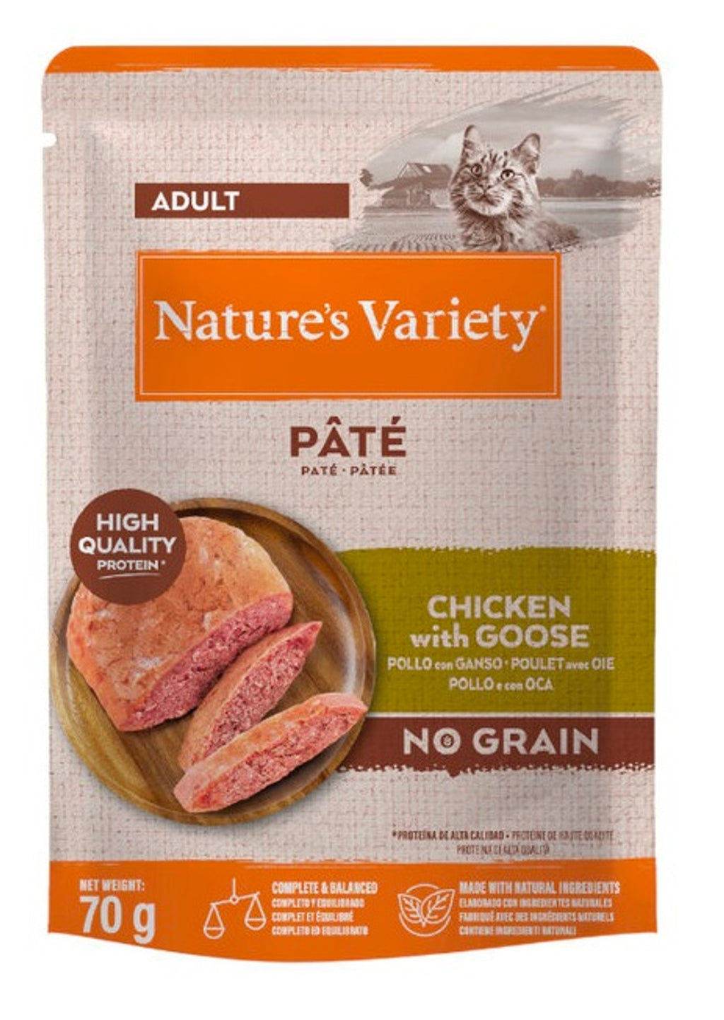 original no grain pollo y ganso 70gr Imagen principal del producto