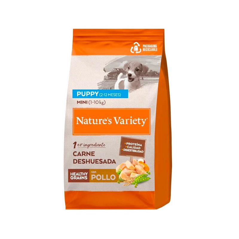 Nature's Variety Healthy Grains Mini Puppy amb pollastre pinso per a cadells