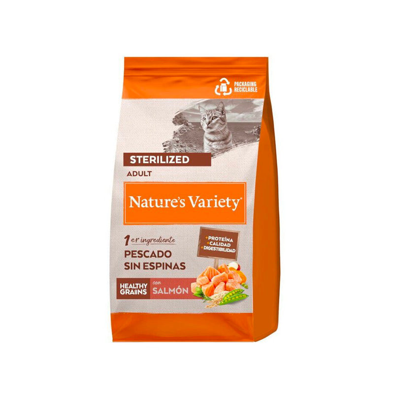 Nature's Variety Healthy Grains Sterilized con salmón pienso para gatos