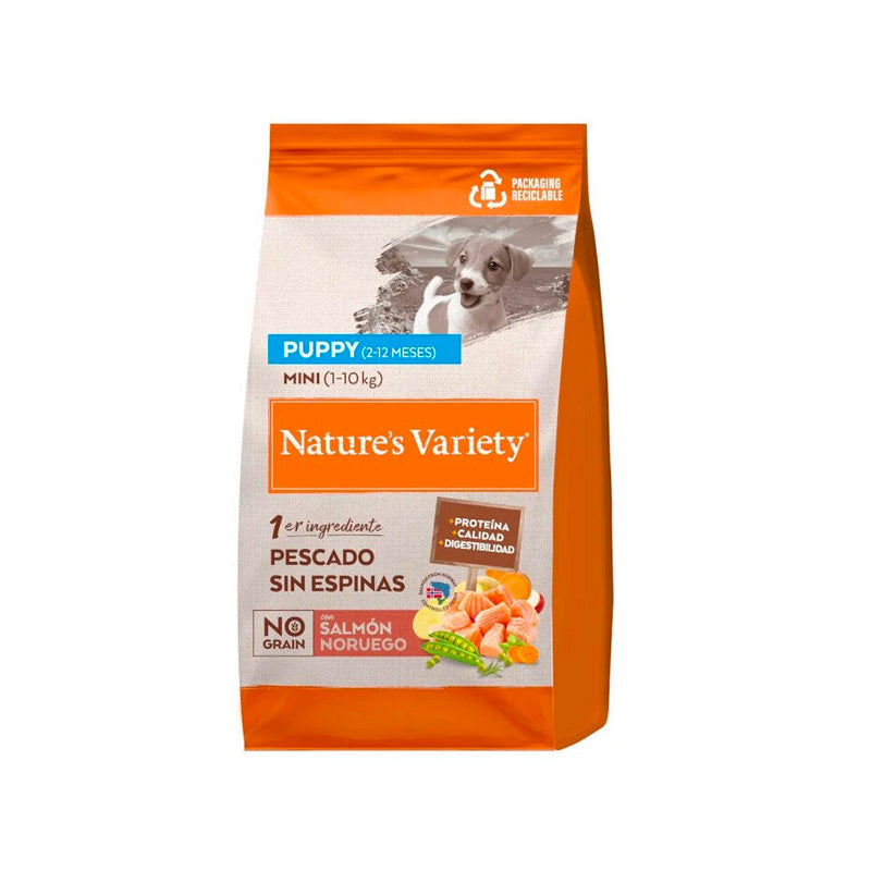 Nature's Variety NO Grain Mini Puppy con salmón pienso para cachorros Imagen principal del producto