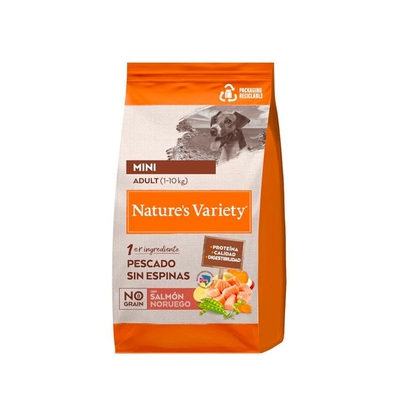 Nature's Variety NO Grain Mini amb salmó pinso per a gossos