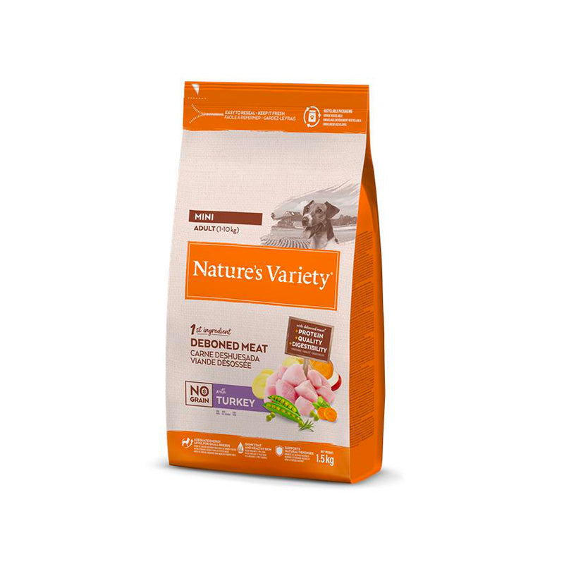 Nature's Variety NO Grain Mini con pavo pienso para perros Imagen principal del producto
