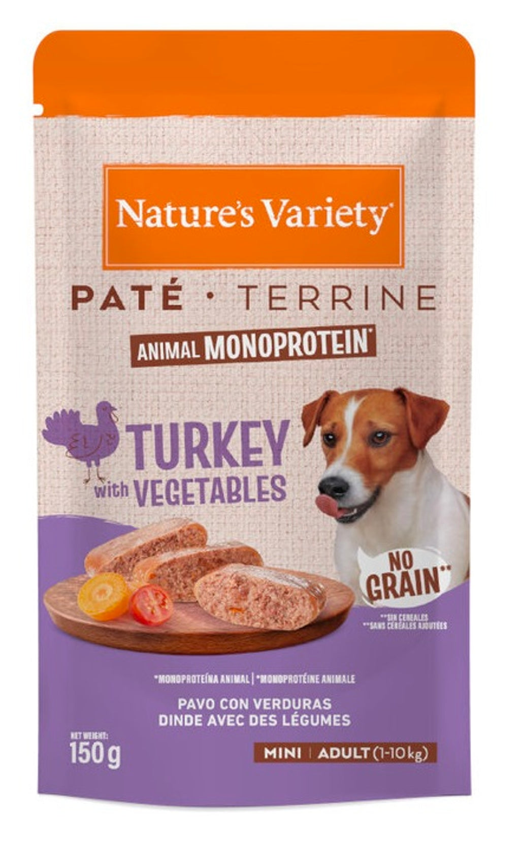 original no grain mini pavo 150gr Imagen principal del producto