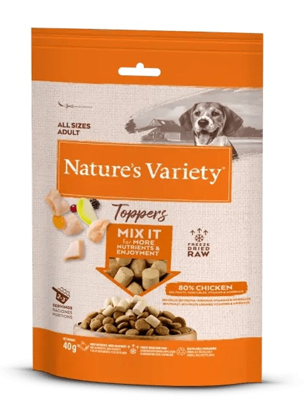 toppers pollastre 40 g Imatge principal del producte
