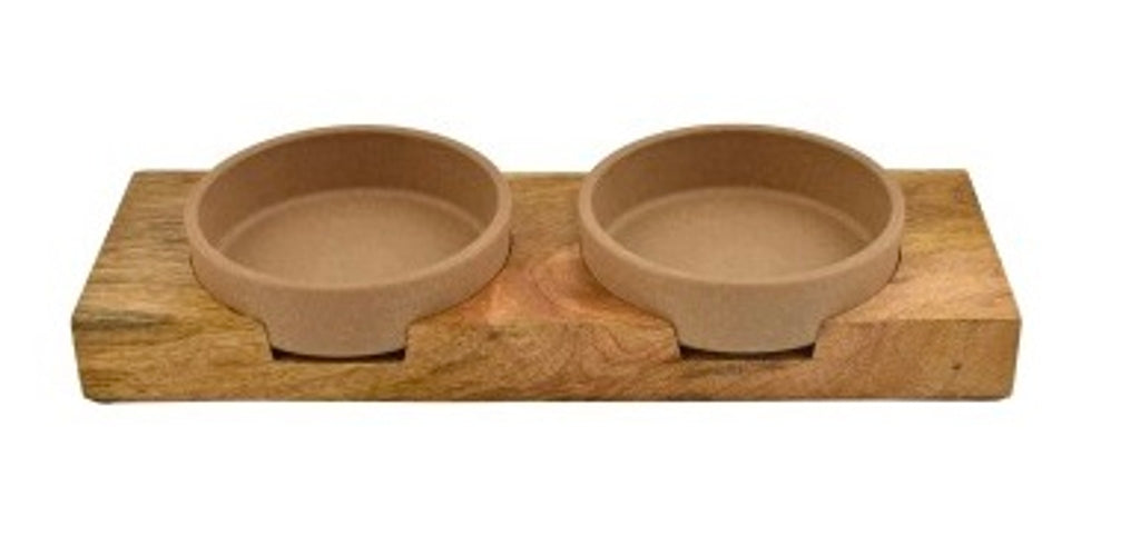 set comed bambu soporte fusta
