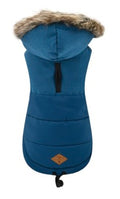 chaqueta con capucha canada azul marino