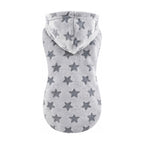 Nayeco Sudadera Estrellas Gris, prenda sola sobre fondo blanco