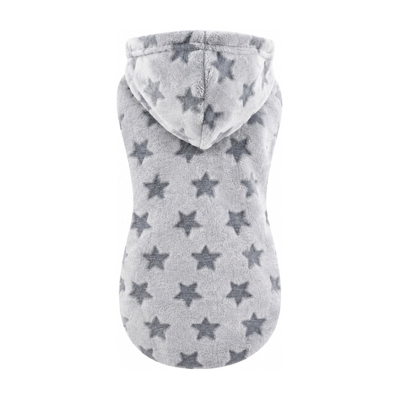 Nayeco Sudadera Estrellas Gris, prenda sola sobre fondo blanco