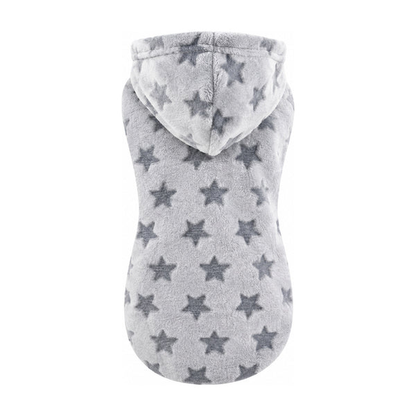 Nayeco Sudadera Estrellas Gris, prenda sola sobre fondo blanco