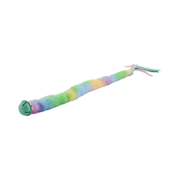 Nayeco Tira con cascabel Rainbow para gatos 50 cm