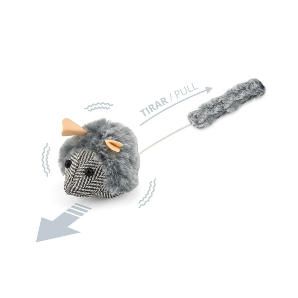 Nayeco Ratón con cuerda para gatos