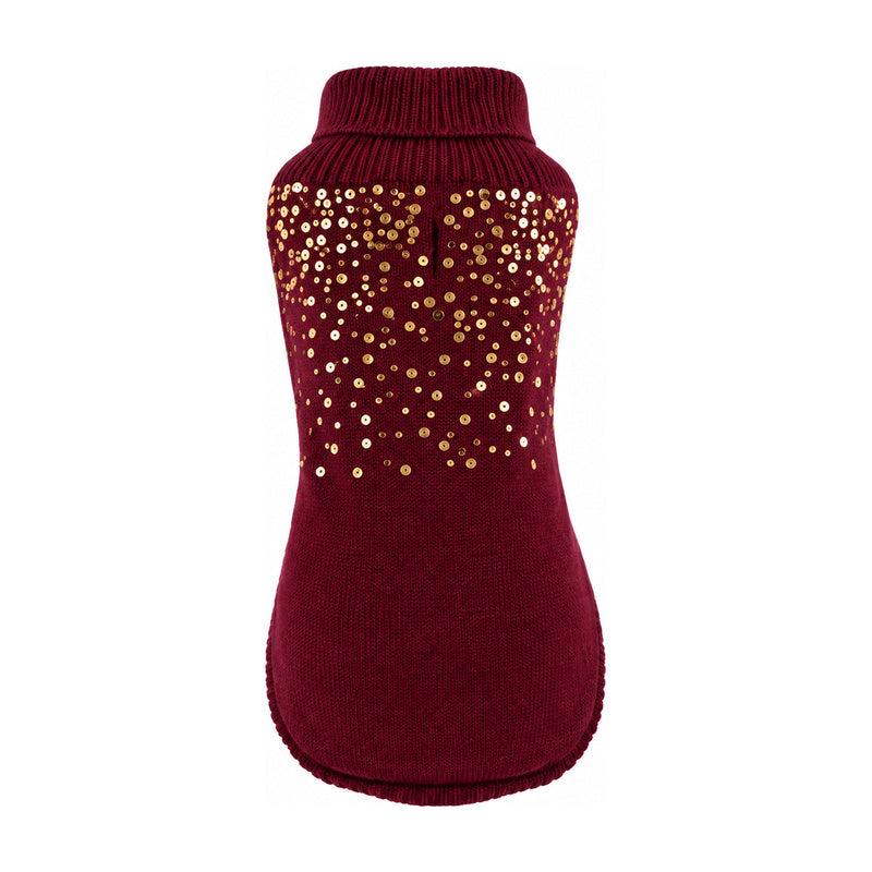 Nayeco Jersey Punto Glow Granate, prenda sola sobre fondo blanco