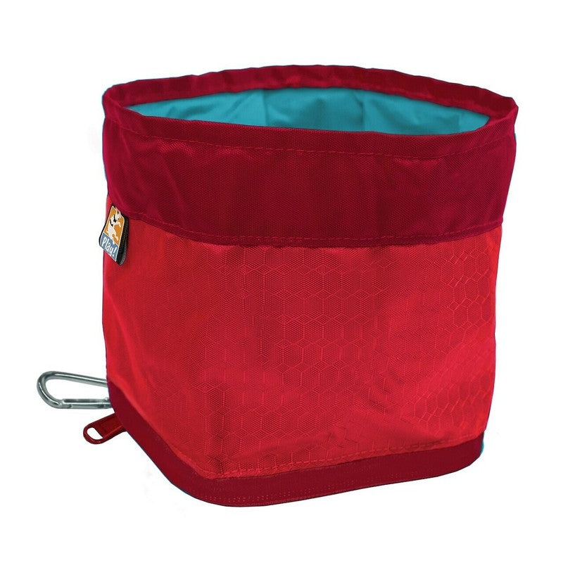Nayeco Kurgo Zippy Bowl 1,4 L rojo sobre fondo blanco