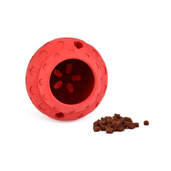 Nayeco SnackRock dispensador de premios rojo para perros