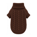 Nayeco Jersey Punto Trenza Chocolate, prenda sola sobre fondo blanco