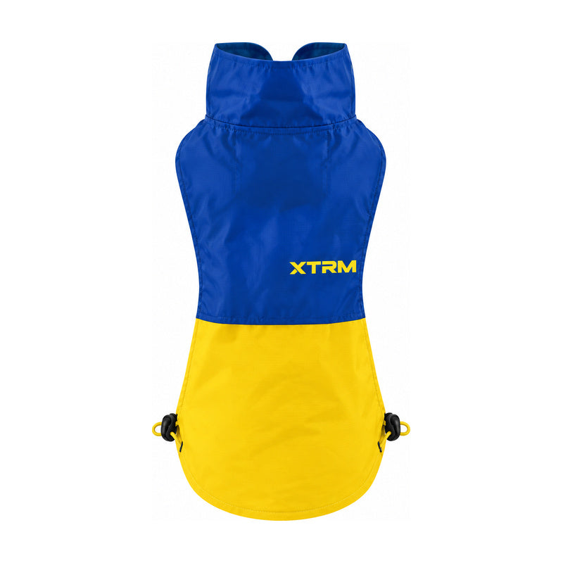 Nayeco Impermeable XTRM Cobalto, prenda sola sobre fondo blanco