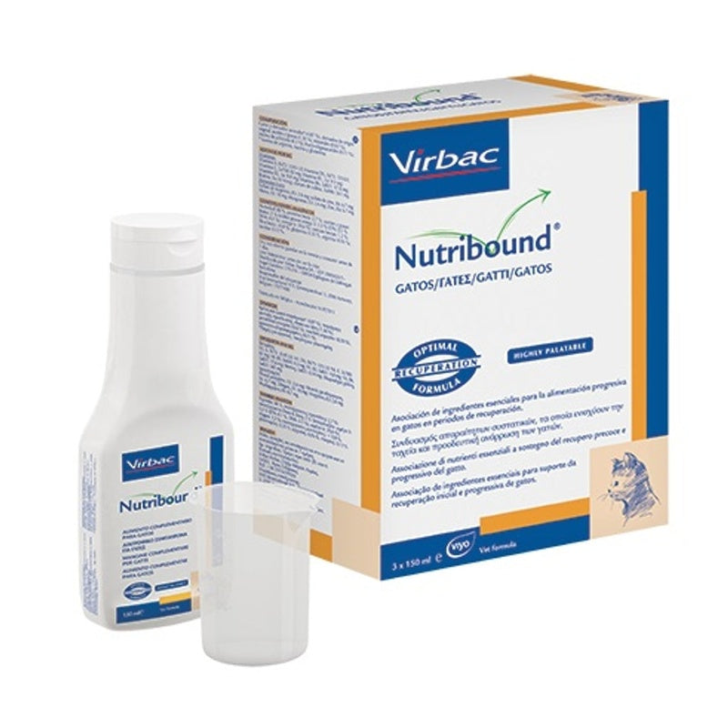 Nutribound gat solució oral 3x150 ml Imatge principal del producte