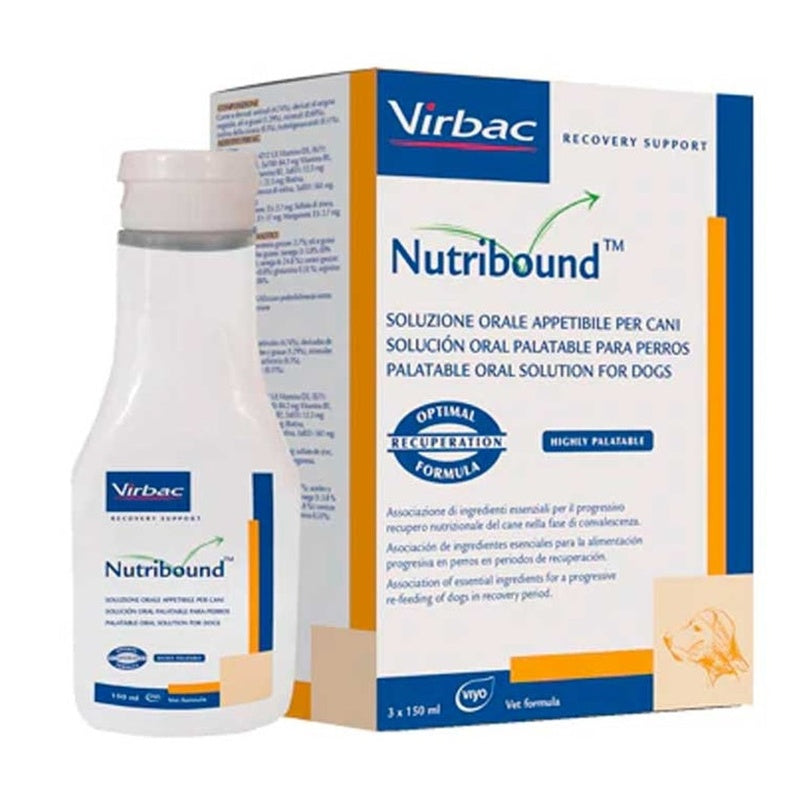 Nutribound perro solución oral 3x150ml Imagen principal del producto