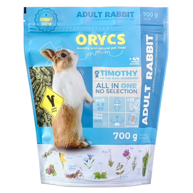 conejo adulto 700gr