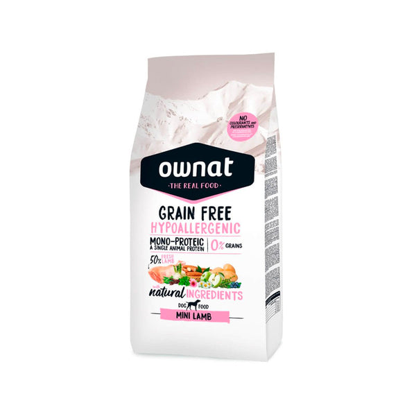 Ownat Hypoallergenic Mini Lamb pinso per a gossos