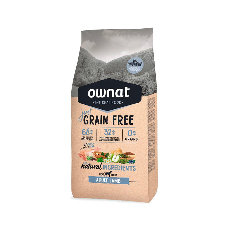 Ownat Just Grain Free Adult Lamb pienso para perros