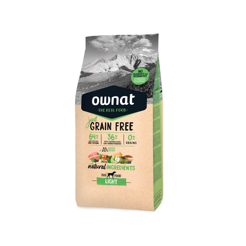 Ownat Just Grain Free Light pienso para perros Imagen principal del producto