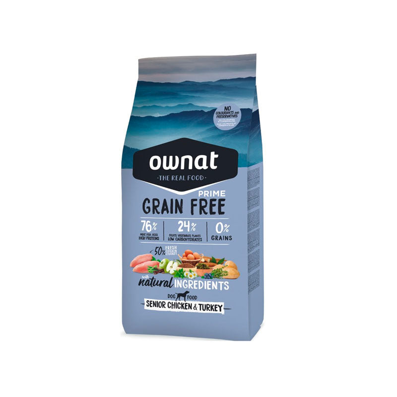 Ownat Prime Senior Chicken & Turkey pienso para perros