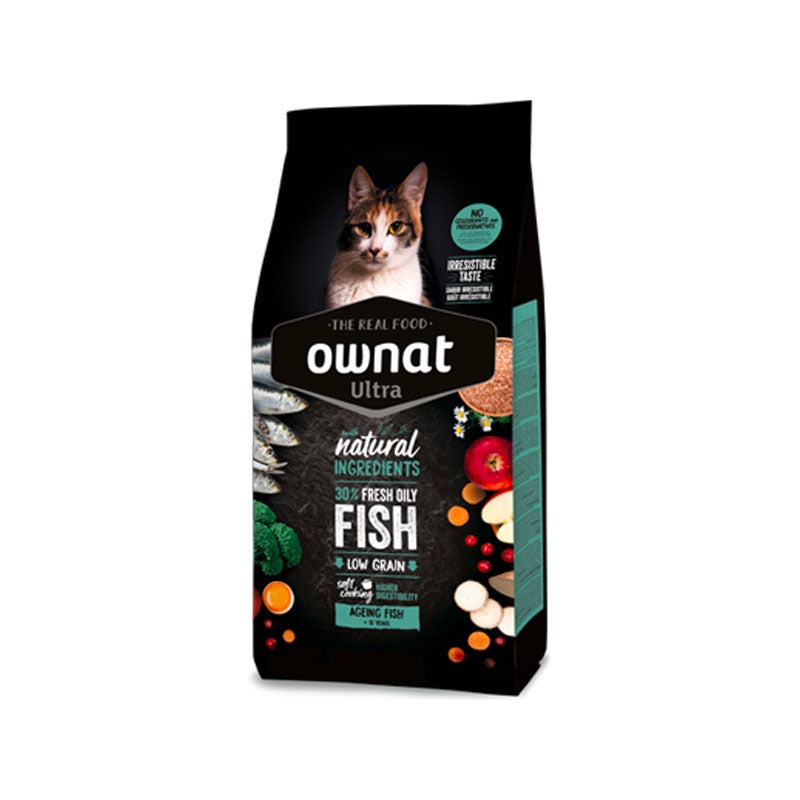 Ownat Ultra Ageing Fish pienso para gatos
