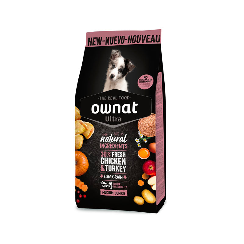 Ownat Ultra Medium Junior pienso para cachorros