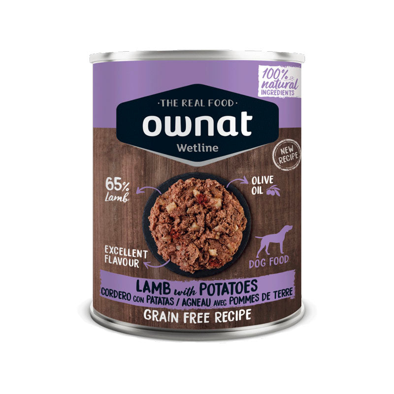 Ownat Wetline con cordero y patata en lata Imagen principal del producto