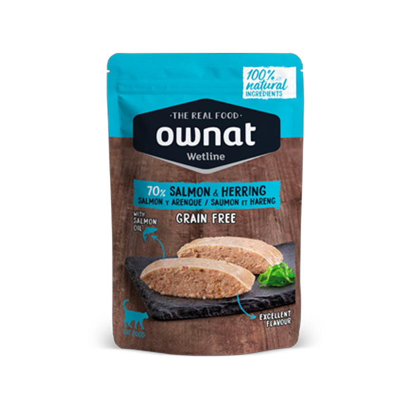 Ownat Wetline con salmón y arenque para gatos Imagen principal del producto