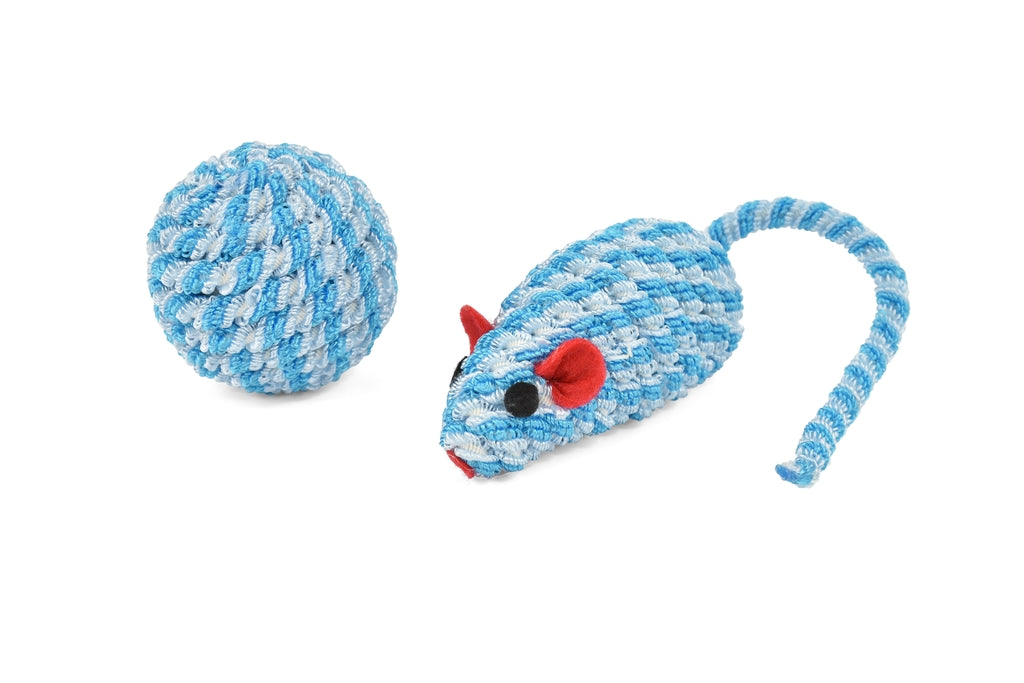 Pack pelota-ratón con catnip