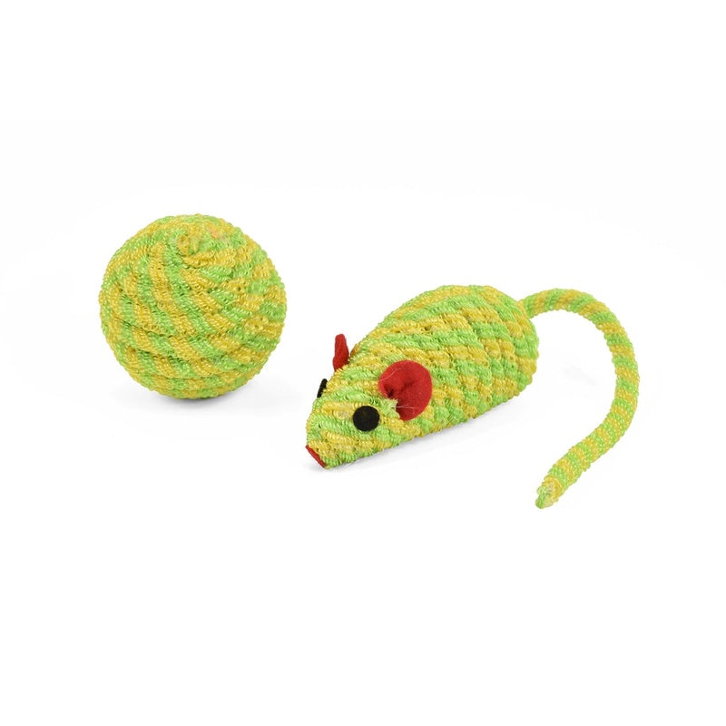 Pack pelota-ratón con catnip