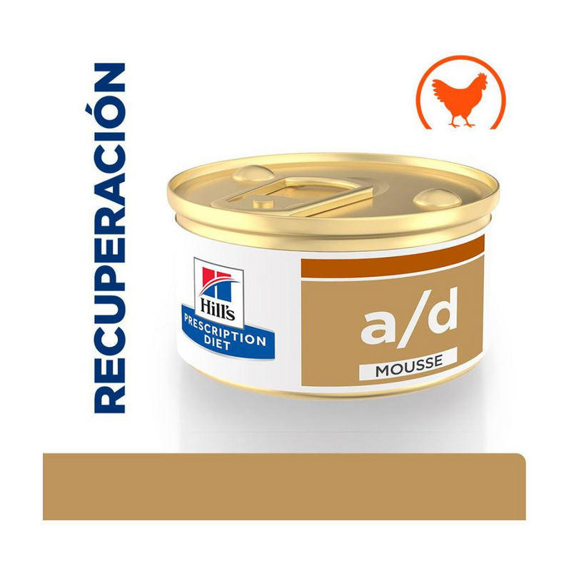 Hill's Prescription Diet a/d Mousse de pollo para perros y gatos 85 g