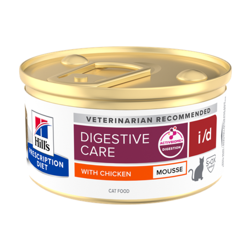 Hill's Prescription Diet i/d Digestive Care Mousse de pollo para gatos