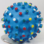 pelota vinil puntas de colores 6cm 1u