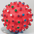 pelota vinil puntas de colores 6cm 1u