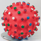 pelota vinil puntas de colores 6cm 1u